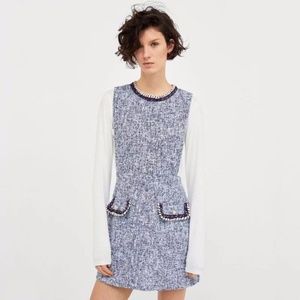 zara boucle dress